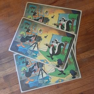 Vintage 1976 Warner bros and Pepsi Placemats